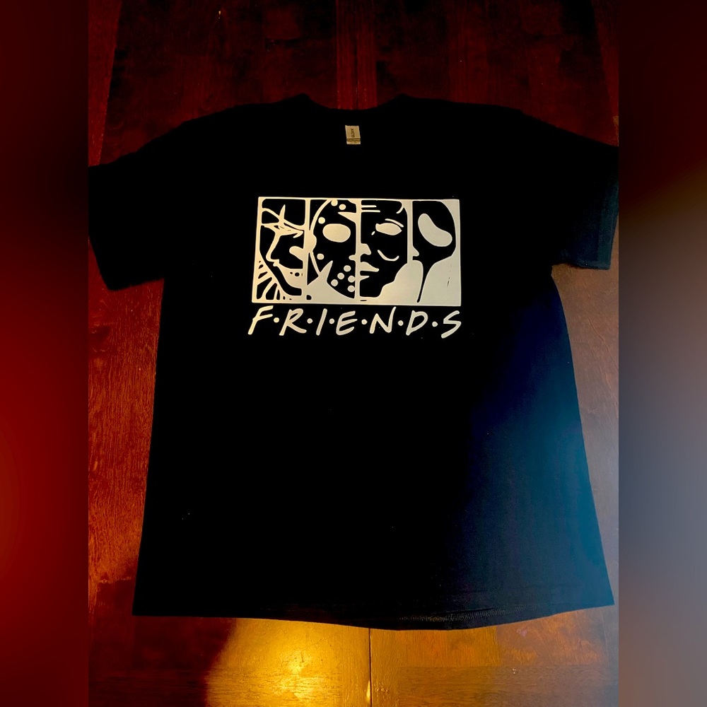 Halloween FRIENDS Horror Graphic T-Shirt